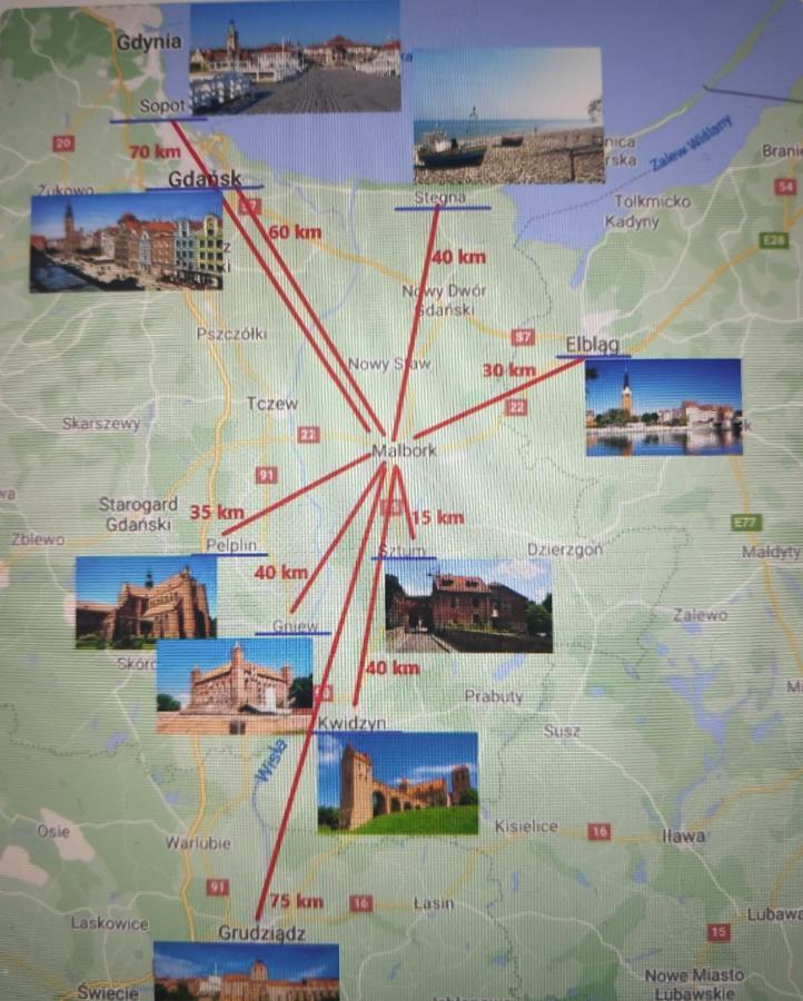 Apartament Obok Zamku 马尔堡 外观 照片